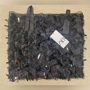 Zara Black sequin dress